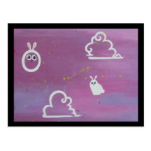 le lapin opacifie des cartes postales