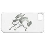 Le lapin Sumi-e a intitulé   des lièvres de mars Coque iPhone 5 Case-Mate