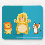 Le liger et son mousepad fier de parents tapis de souris