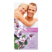 Le lilas s'embranche des fleurs d'aquarelle cartes avec photo