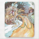 Le lion et la tante Em tapis de souris