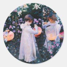 Le lis de lis d'oeillet de John Singer Sargent s'e Adhésif