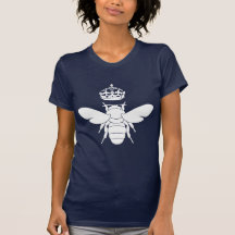 Le logo blanc de reine des abeilles… sont vous une t-shirts