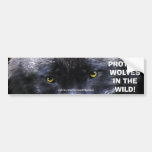 Le LOUP OBSERVE l'adhésif pour pare-chocs de conse Adhésif Pour Voiture