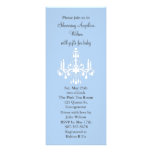 Le lustre du bébé (bleu) invitation