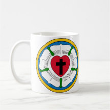 Le Lutheranism Martin Luther de rose de Luther Tasse À Café