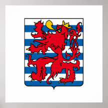 Le Luxembourg, Belgique Affiches