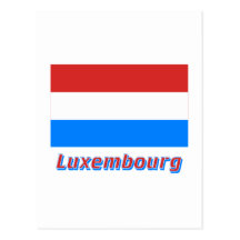 Le Luxembourg diminuent avec le nom Cartes Postales