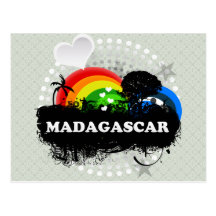 Le Madagascar fruité mignon Cartes Postales