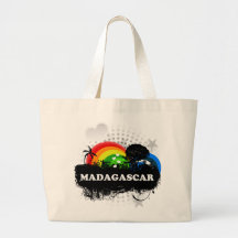 Le Madagascar fruité mignon Sacs En Toile