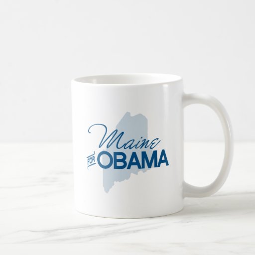 Le Maine pour Obama.png Tasses À Café