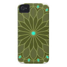 Le mandala a inspiré la fleur coque iPhone 4