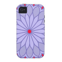 Le mandala a inspiré la fleur de lavande iPhone 4/4S case