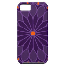 Le mandala a inspiré la fleur pourpre coques iPhone 5 Case-Mate