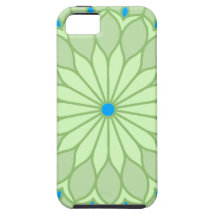 Le mandala a inspiré la fleur sage pâle coques iPhone 5