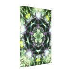 Le mandala de fractale de la géométrie de Herbilic Toiles Tendues Sur Châssis