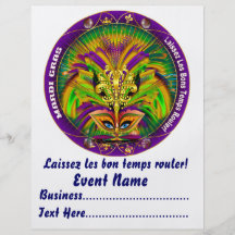 Le mardi gras 8,5" x 11" regarde svp des notes prospectus