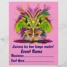 Le mardi gras Carvinal 8,5" x 11" regarde svp des  Prospectus