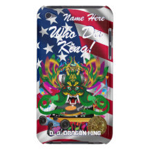 Le mardi gras D.J. Dragon le Roi vue veuillez lais Coque Case-Mate iPod Touch