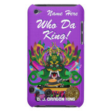 Le mardi gras D.J. Dragon le Roi vue veuillez lais Coques iPod Touch