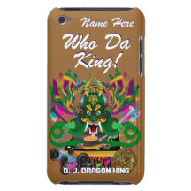 Le mardi gras D.J. Dragon le Roi vue veuillez lais Coque iPod Case-Mate