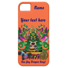 Le mardi gras D.J. Dragon le Roi vue veuillez lais Coques iPhone 5
