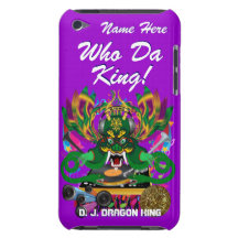 Le mardi gras D.J. Dragon le Roi vue veuillez lais Coque iPod Touch