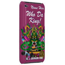 Le mardi gras D.J. Dragon le Roi vue veuillez lais Coques iPod Touch