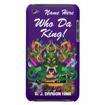 Le mardi gras D.J. Dragon le Roi vue veuillez lais Coque iPod Case-Mate