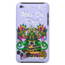 Le mardi gras D.J. Dragon le Roi vue veuillez lais Coque Barely There iPod