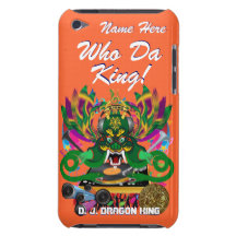 Le mardi gras D.J. Dragon le Roi vue veuillez lais Coques Barely There iPod