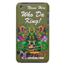 Le mardi gras D.J. Dragon le Roi vue veuillez lais Coque iPod Touch