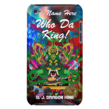 Le mardi gras D.J. Dragon le Roi vue veuillez lais Coque iPod Touch Case-Mate