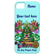 Le mardi gras D.J. Dragon le Roi vue veuillez lais Coques Case-Mate iPhone 5
