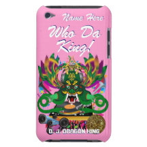 Le mardi gras D.J. Dragon le Roi vue veuillez lais Étuis iPod Touch