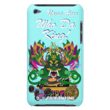 Le mardi gras D.J. Dragon le Roi vue veuillez lais Étuis iPod Touch