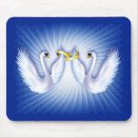 Le mariage du cygne tapis de souris