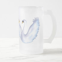 Le mariage du cygne tasses à café