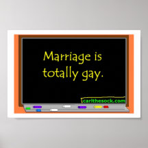 Le mariage est affiche totalement gaie