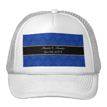 Le mariage favorise la damassé bleue casquettes