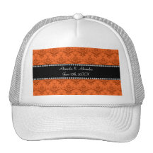 Le mariage favorise la damassé orange casquette