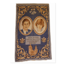 Le mariage royal : cartes postales