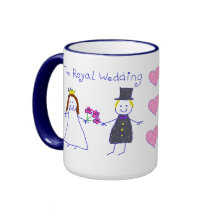 Le mariage royal mugs à café