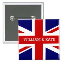 Le mariage royal - William et Kate Badges