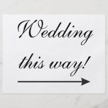 Le mariage signe la direction au lieu de rendez-vo tract customisé