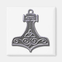 Le Marteau-argent du Thor Magnets Pour Réfrigérateur