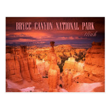 Le marteau du Thor, parc national de canyon de Bry Carte Postale