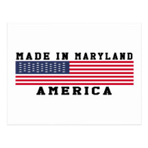 Le Maryland a fait dans les conceptions Carte Postale
