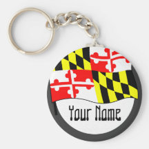 Le Maryland - DRAPEAU Porte-clés