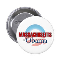 Le Massachusetts pour Obama badges publicitaires